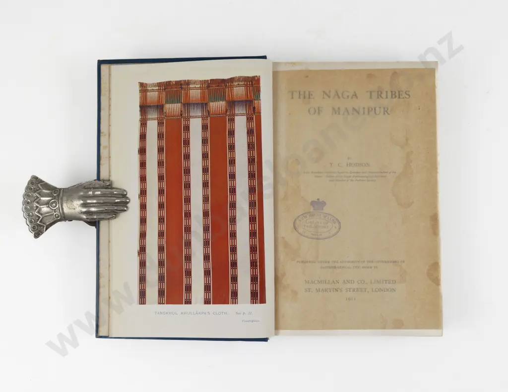 Hodson T C - The Naga Tribes Of Manipur Image 1++