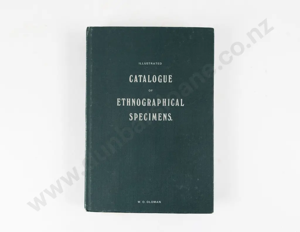 Oldman W O - Illustrated Catalogue of Ethnographical Specimens Image 1++