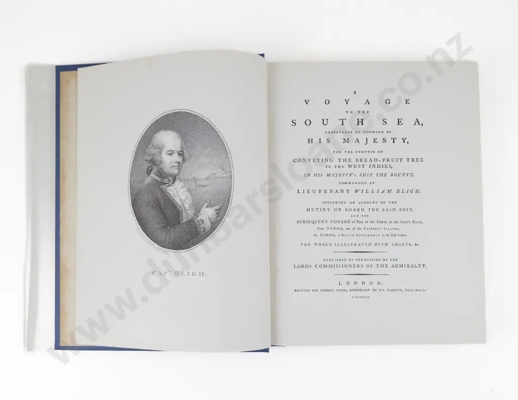 Bligh Captain William - A Voyage to the South Sea Image 1++