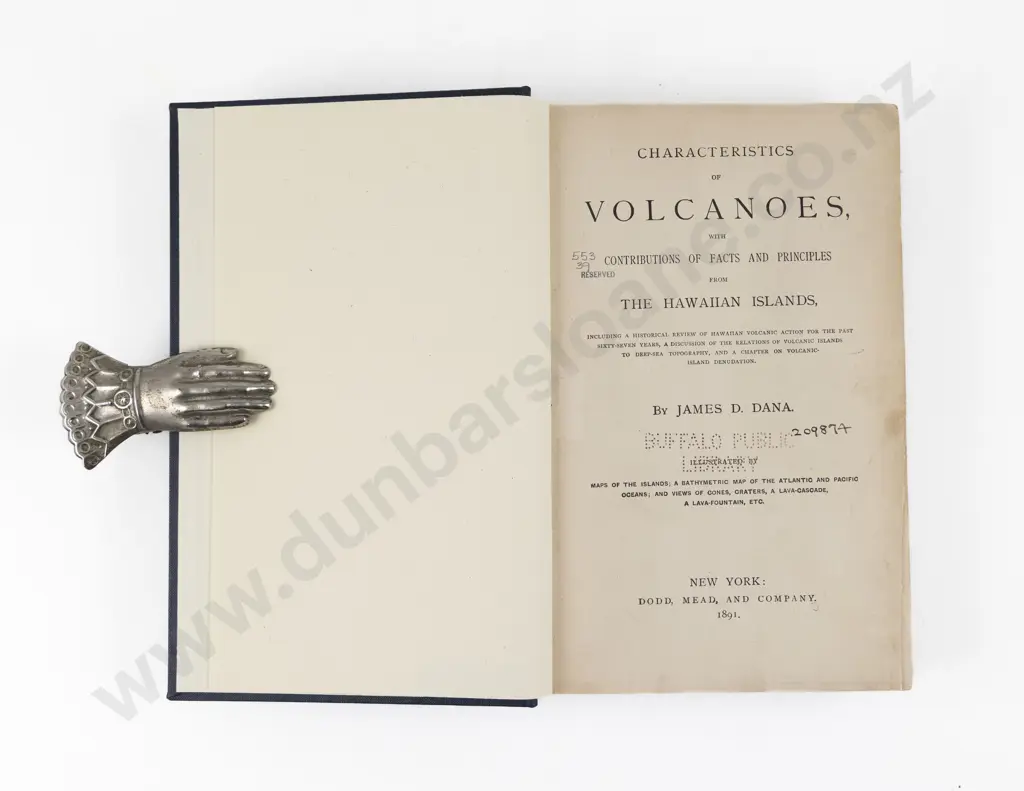 Dana James D - Characteristics of Volcanoes with Contribution Of Facts And Principles from The Hawaiian Islands Image 1++