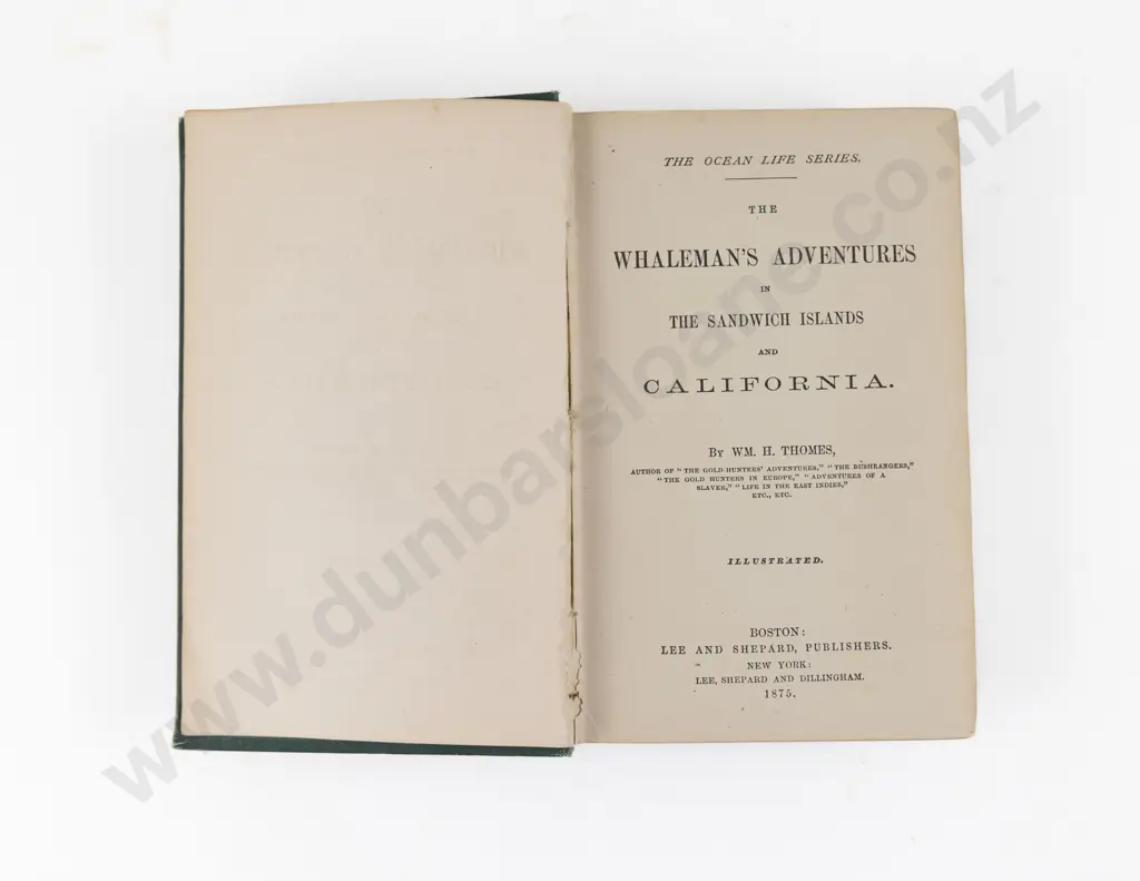 Thomes William H - The Whaleman's Adventures in The Sandwich Islands and California Image 1++