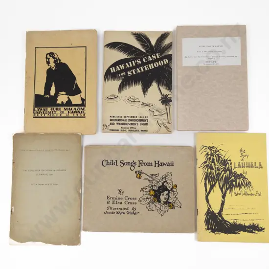 6 Various Hawaiian Booklets & Pamphlets