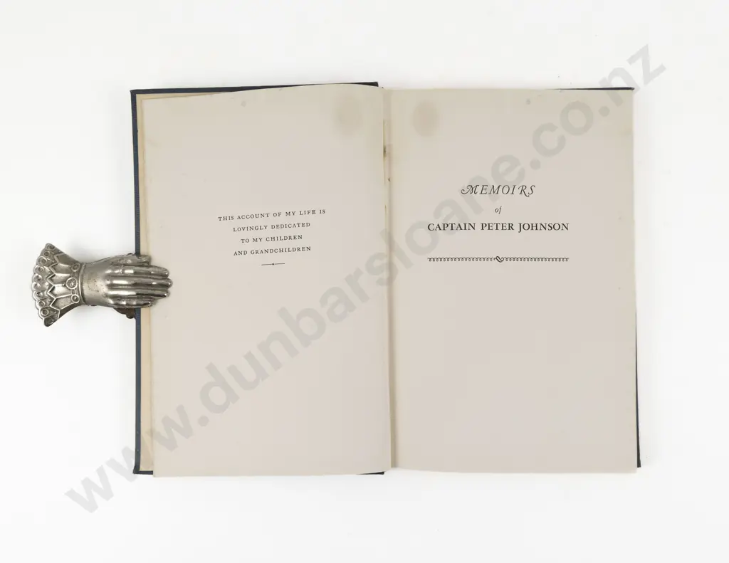 Johnson Captain Peter - Memoirs Image 1++