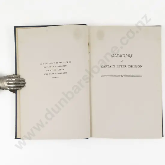 Johnson Captain Peter - Memoirs