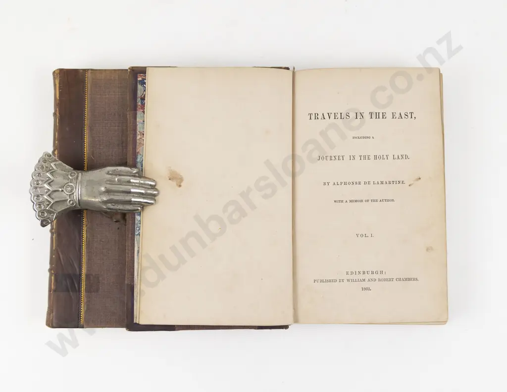 De Lamartine Alphonse - Travels In The East (2 Volumes) Image 1++