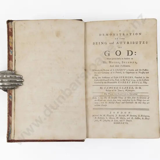 Clarke Samuel - A Discourse Concerning The Being And Attributes Of God