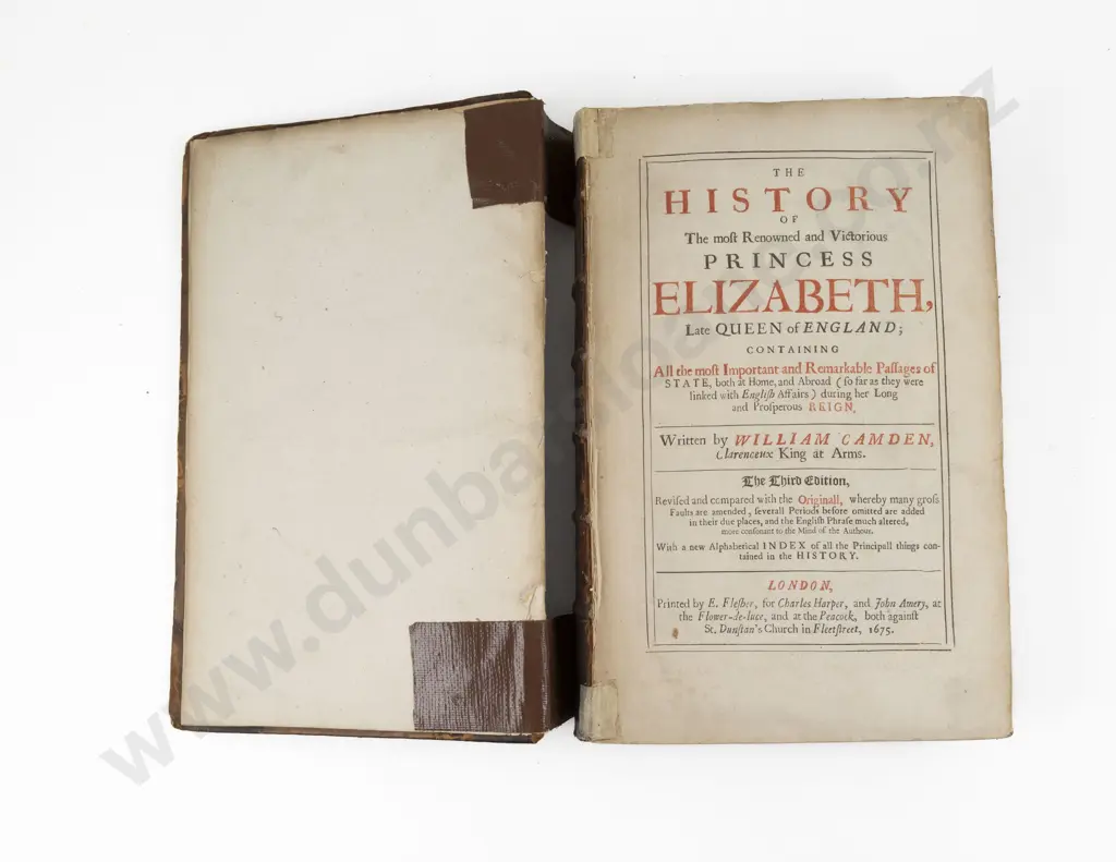 Camden William - The History of The most Renowned and Victorious Princess Elizabeth Image 1++