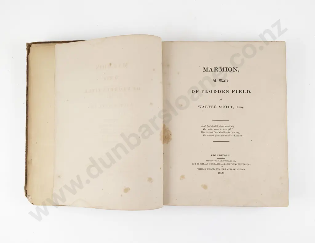 Scott Walter - Marmion A Tale Of Flodden Field Image 1++
