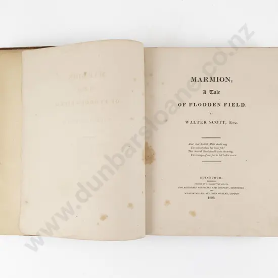 Scott Walter - Marmion A Tale Of Flodden Field