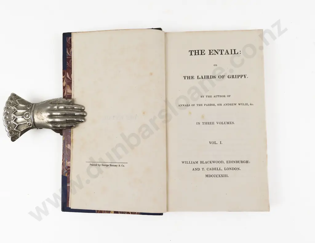 Galt John - The Entail or The Lairds Of Grippy (3 Volumes) Image 1++