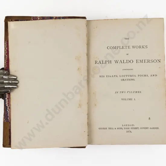Emerson Ralph Waldo - The Complete Works of Ralph Waldo Emerson (2 Vols)