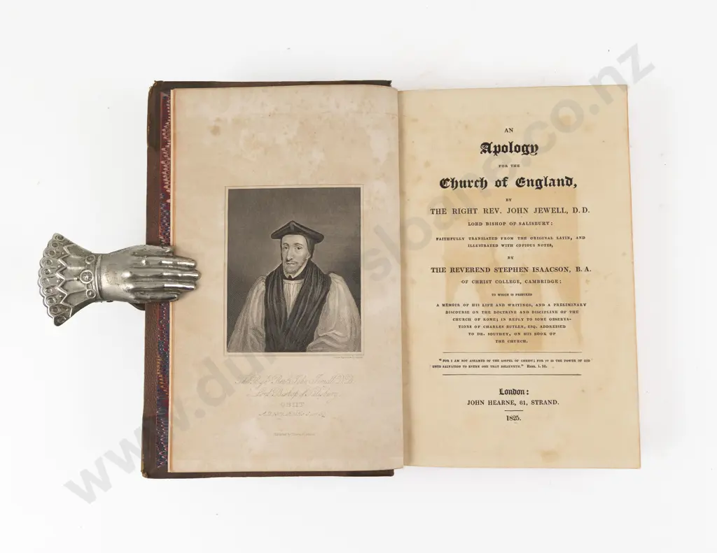 Jewell Rev John - An Apology for the Church of England Image 1++