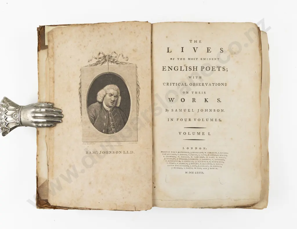 Johnson Samuel - The Lives Of The Most Eminent English Poets (4 Vols) Image 1++