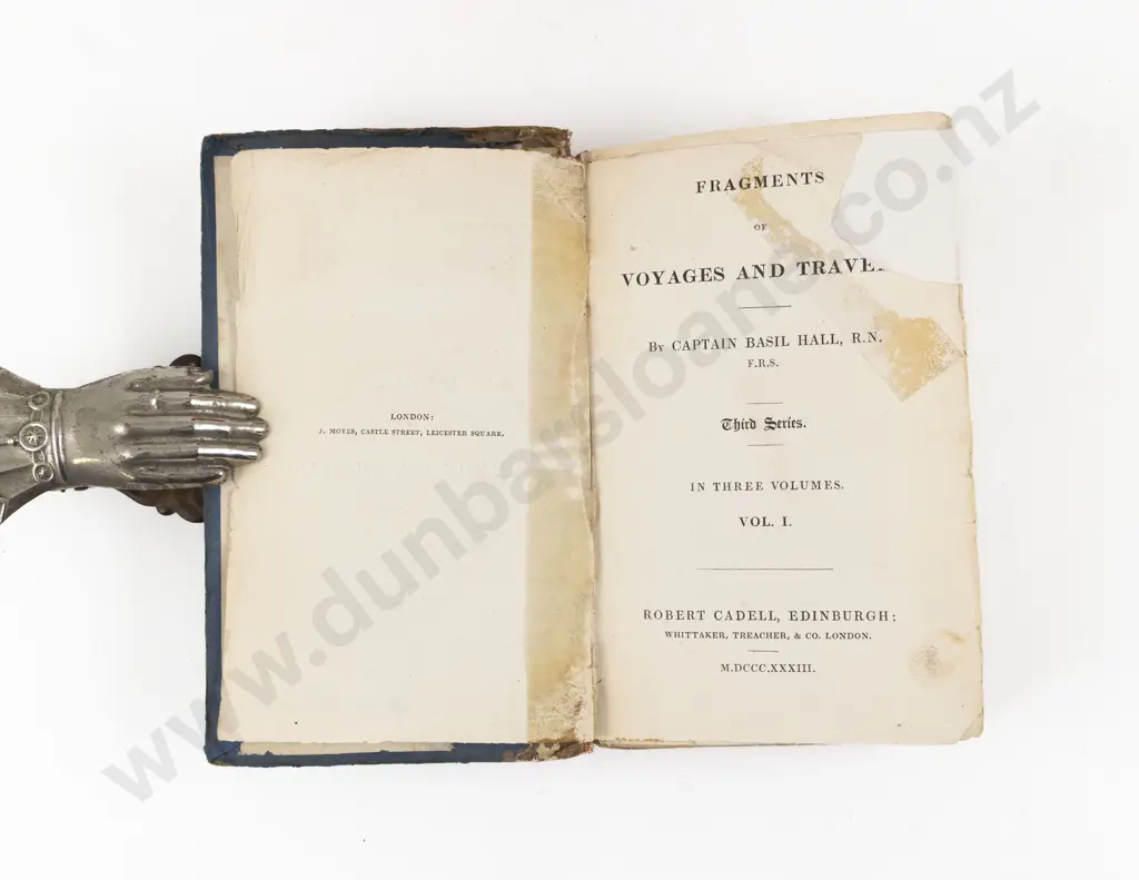 Hall Captain Basil - Fragments of Voyages And Travels (3 Vols) Image 1++