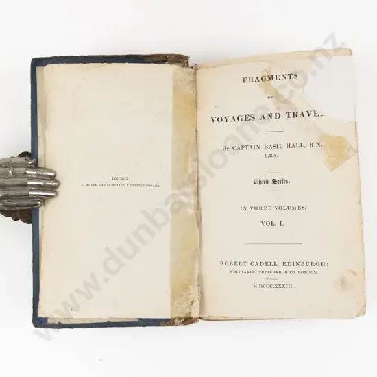 Hall Captain Basil - Fragments of Voyages And Travels (3 Vols)