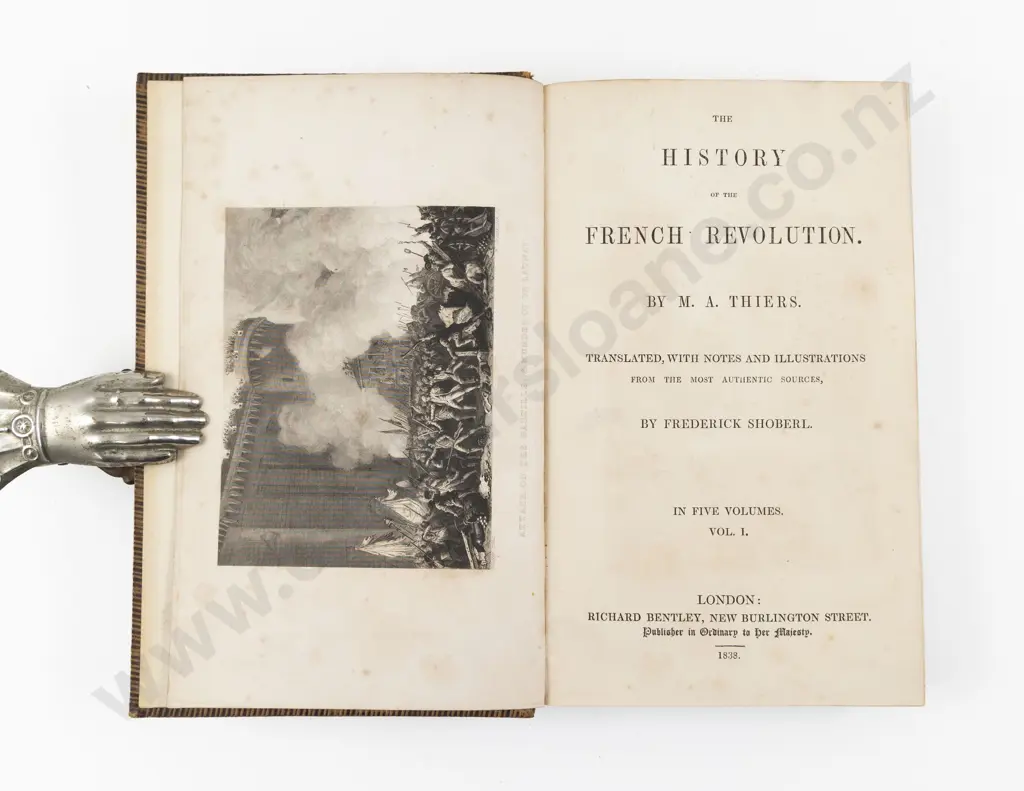 Thiers M A - The History of the French Revolution (4 Vols of 5) Image 1++