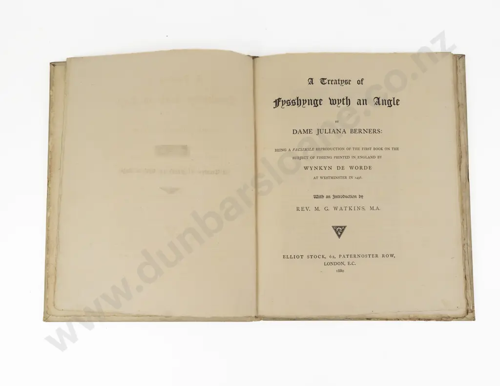 Berners Dame Juliana - A Treatyse of Fysshynge wyth an Angle Image 1++