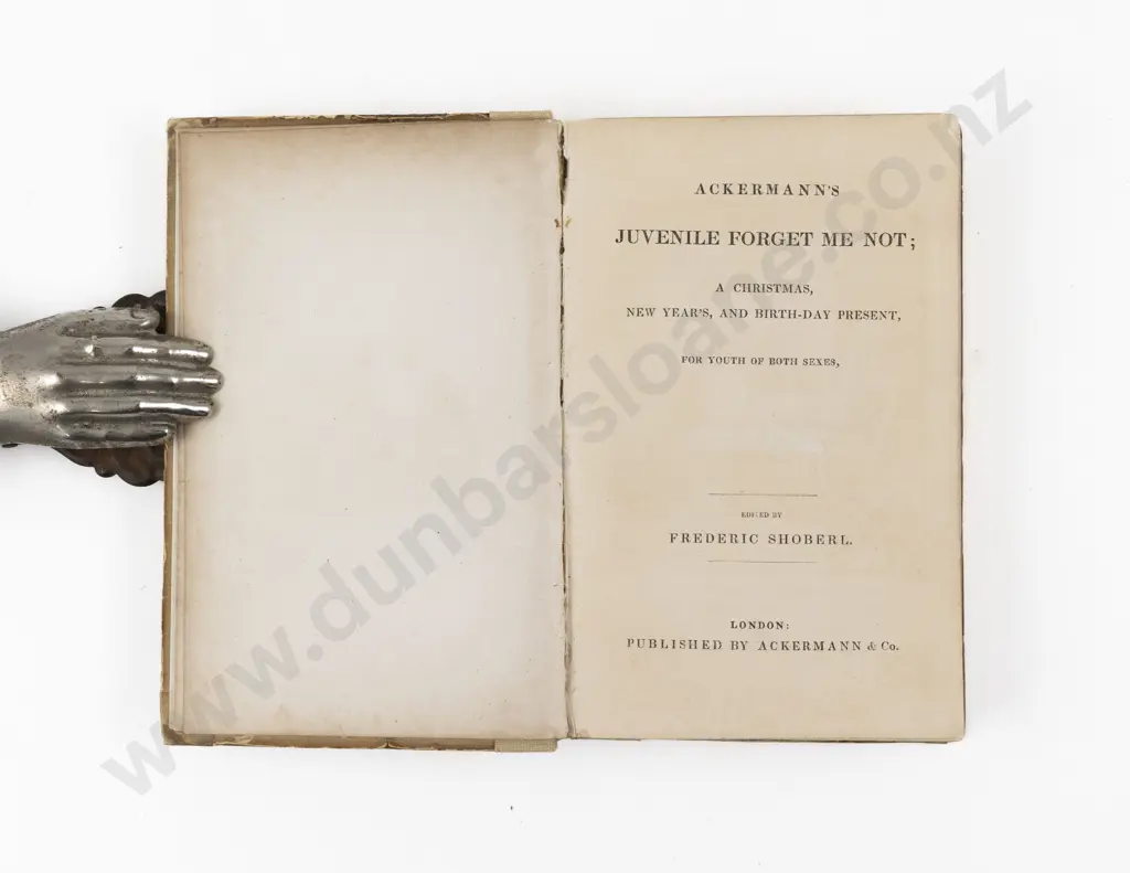 Shoberl Frederic (Editor) Ackermann's Juvenile Forget Me Not Image 1++
