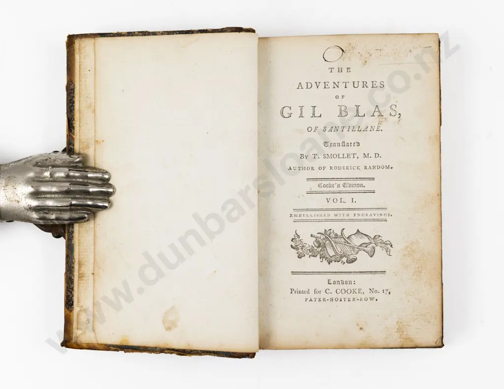 Smollet T (Trans) The Adventures of Gil Blas (4 Volumes) Image 1++