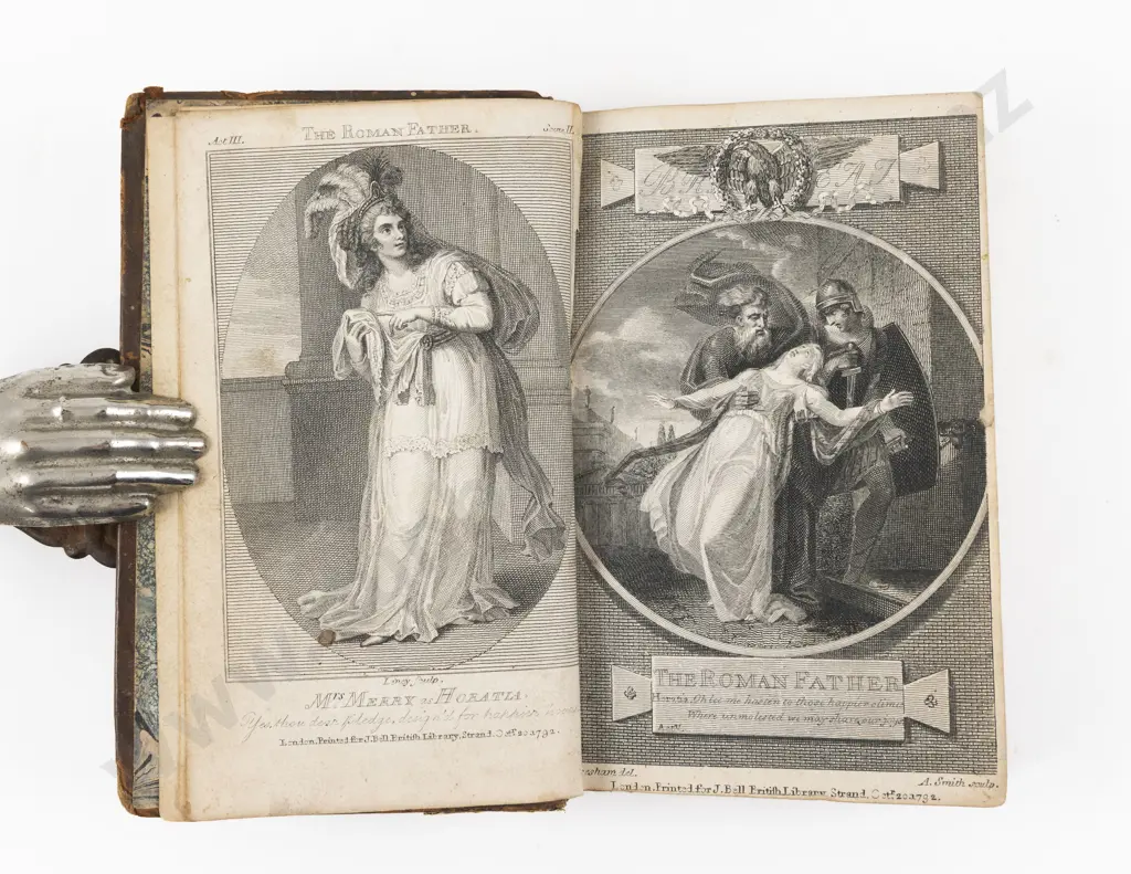 3 x 18th Century Volumes Of Plays Image 1++
