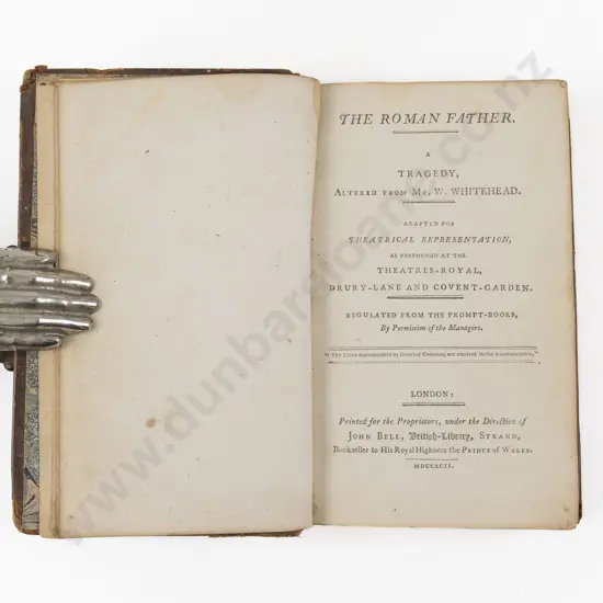 3 x 18th Century Volumes Of Plays