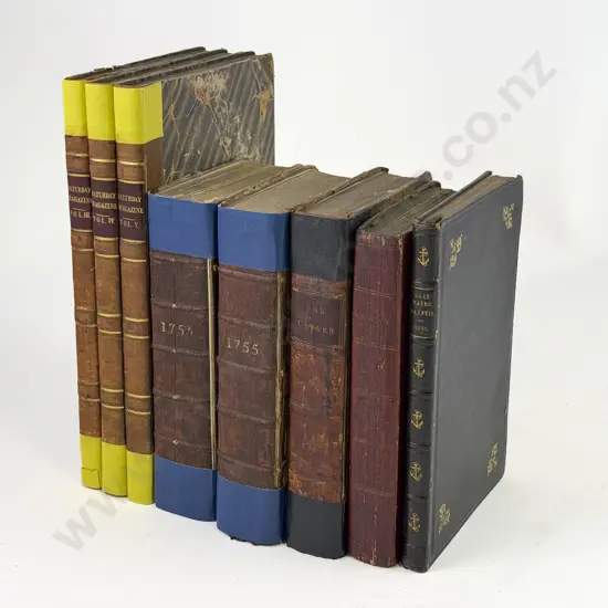 Group Of 8 Various 18th & 19th Society/Gentleman's Magazines