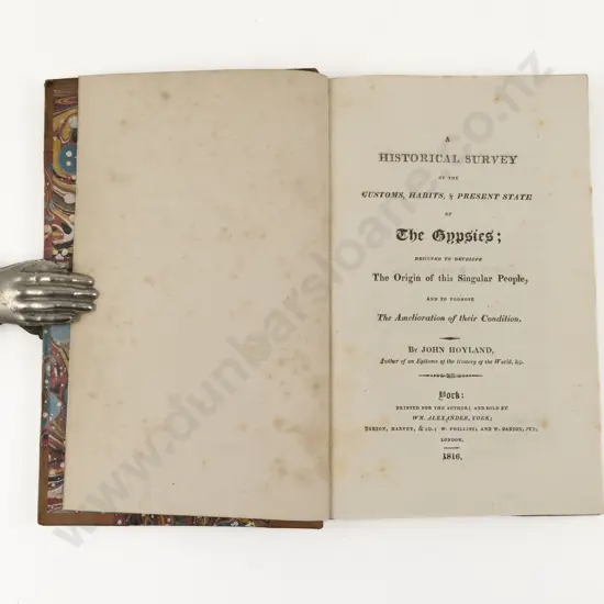 Hoyland John - A Historical Survey of the Customs Habits & Present State of the Gypsies