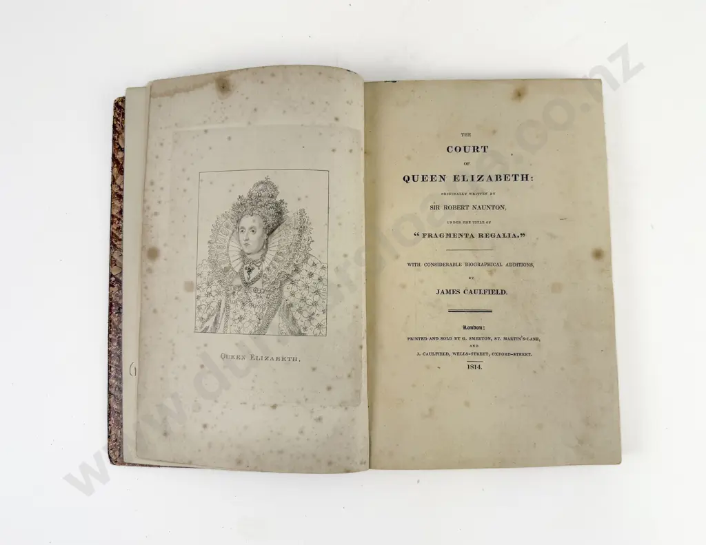 Naunton Sir Robert - The Court Of Queen Elizabeth Image 1++