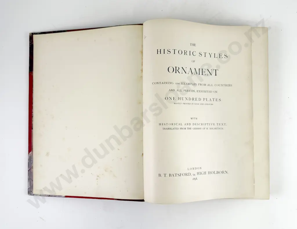 Dolmetsch H - The Historic Styles Of Ornament Image 1++