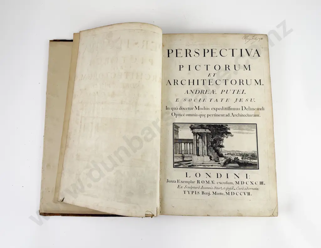 Pozzo Andrea - Rules and Examples of Perspective Proper For Painters And Architects Image 1++