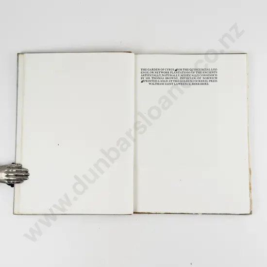 Browne Sir Thomas - The Garden Of Cyrus