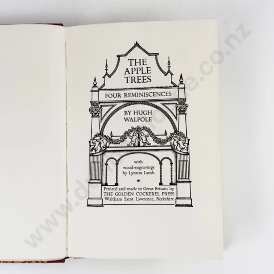 Walpole Hugh - The Apple Trees Four Reminiscences