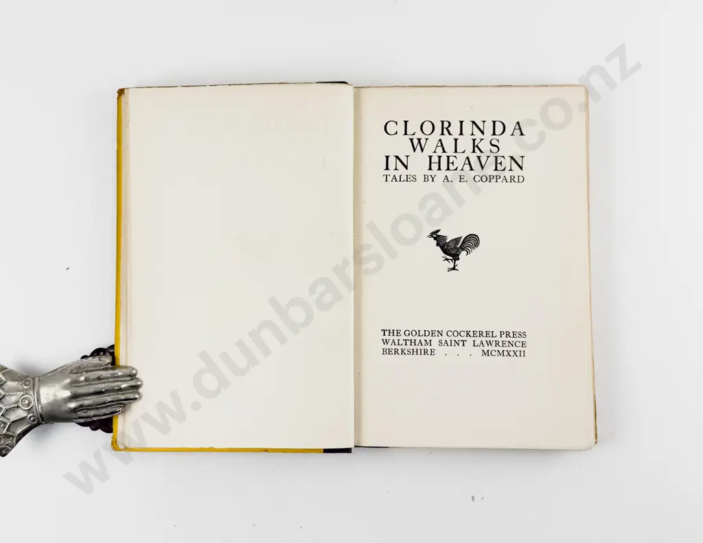 Coppard, A. E, Clorinda Walks In Heaven Image 1++