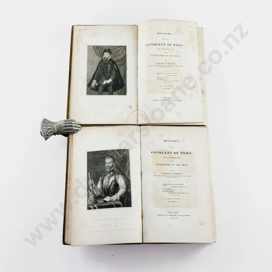 Prescott William Hickling - History of the Conquest of Peru (2 Volumes)