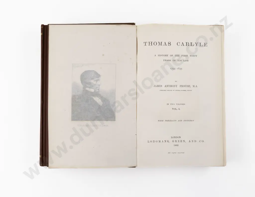 Froude James Anthony - Thomas Carlyle (2 Volumes) Image 1++