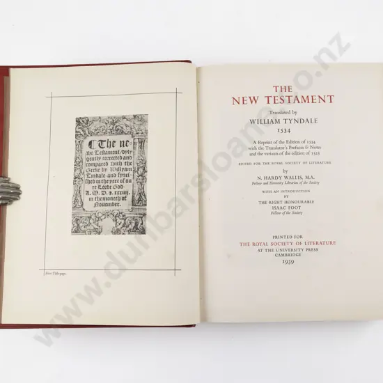Tyndale William (Trans) The New Testament