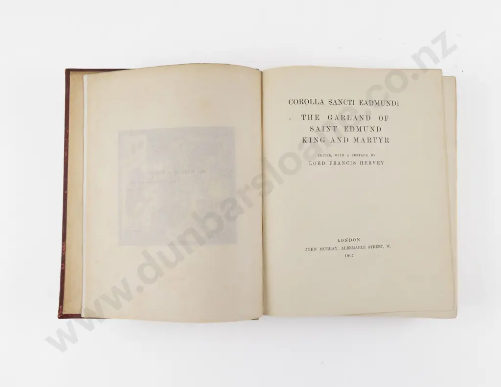 Hervey Lord Francis - Corolla Sancti Eadmundi Image 1++