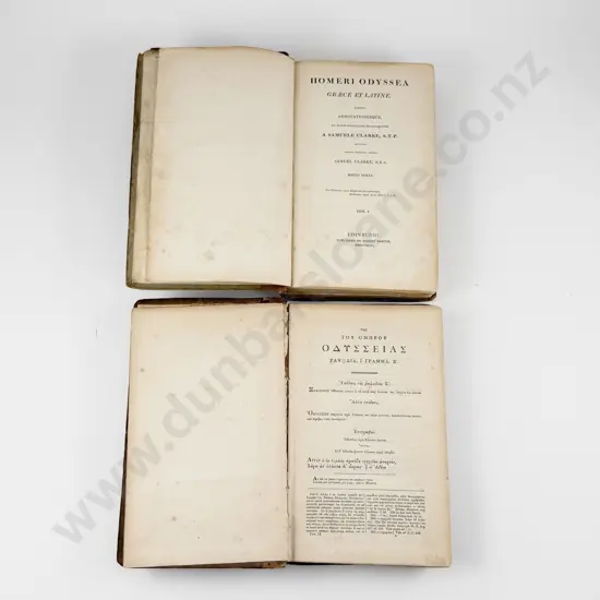 Clarke Samuel (Editor) - Homer: Odyssea Graece et Latine