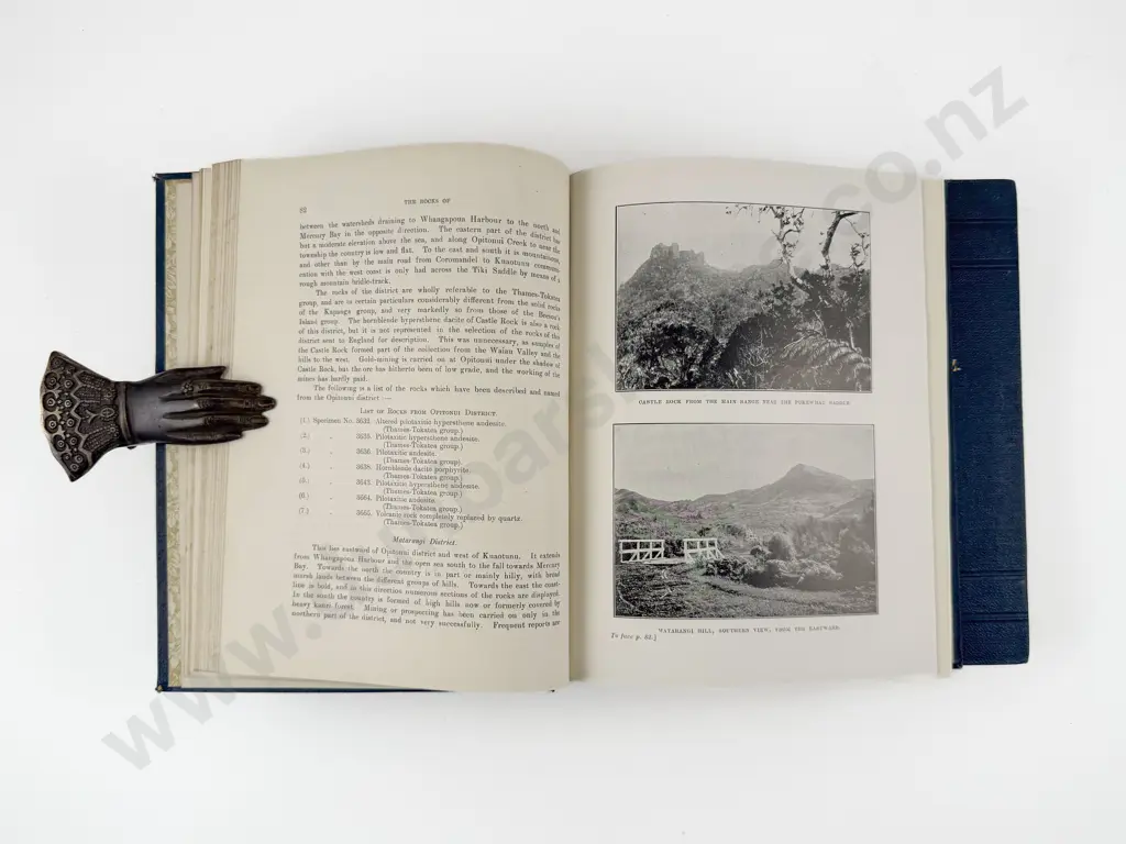 Professor Sollas - The Rocks Of Cape Colville Peninsula Auckland New Zealand (2 Volumes) Image 1++