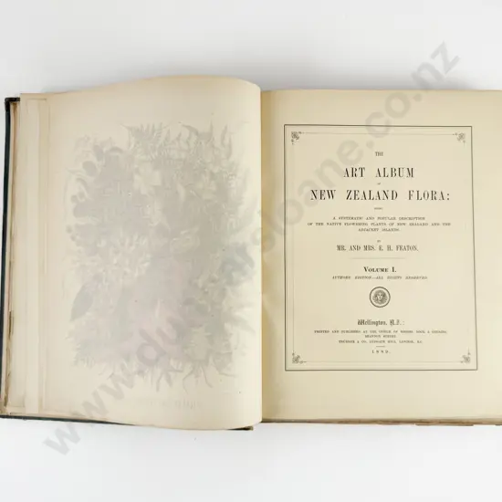 Featon Mr And Mrs E H - The Art Album of New Zealand Flora