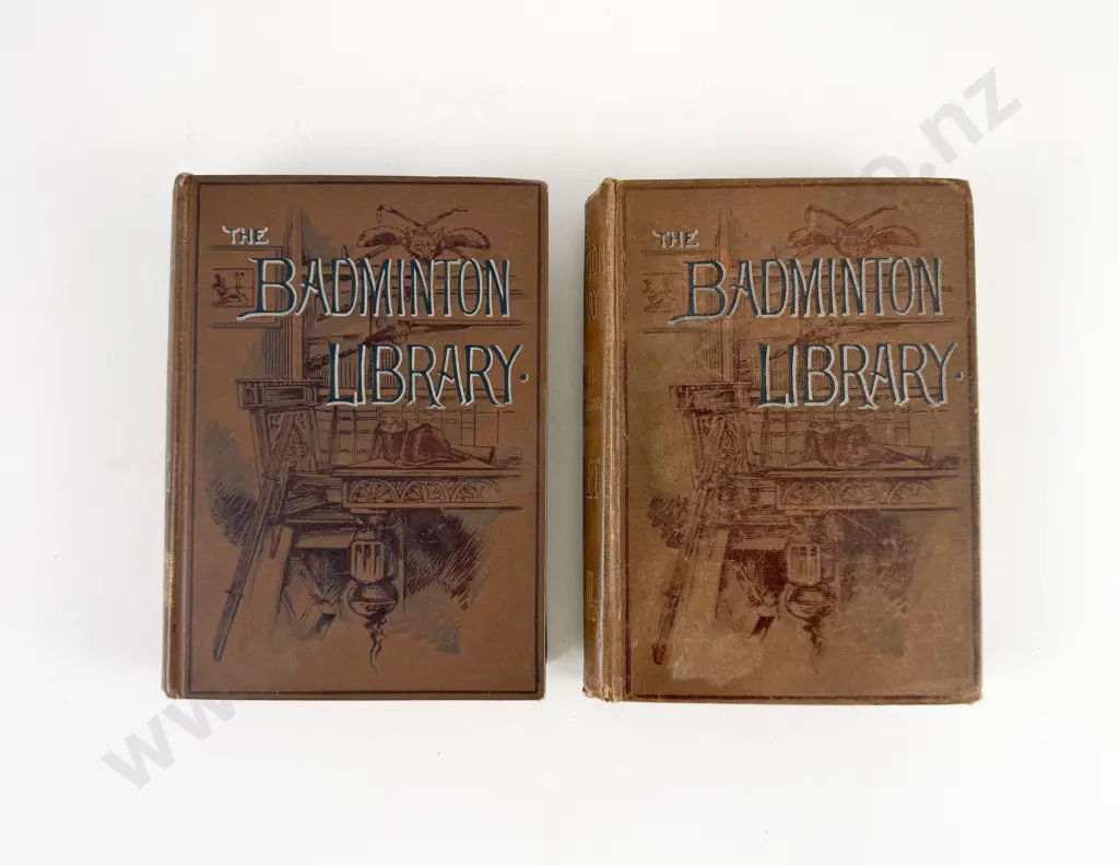 2 Badminton Library Sporting Volumes Image 1++