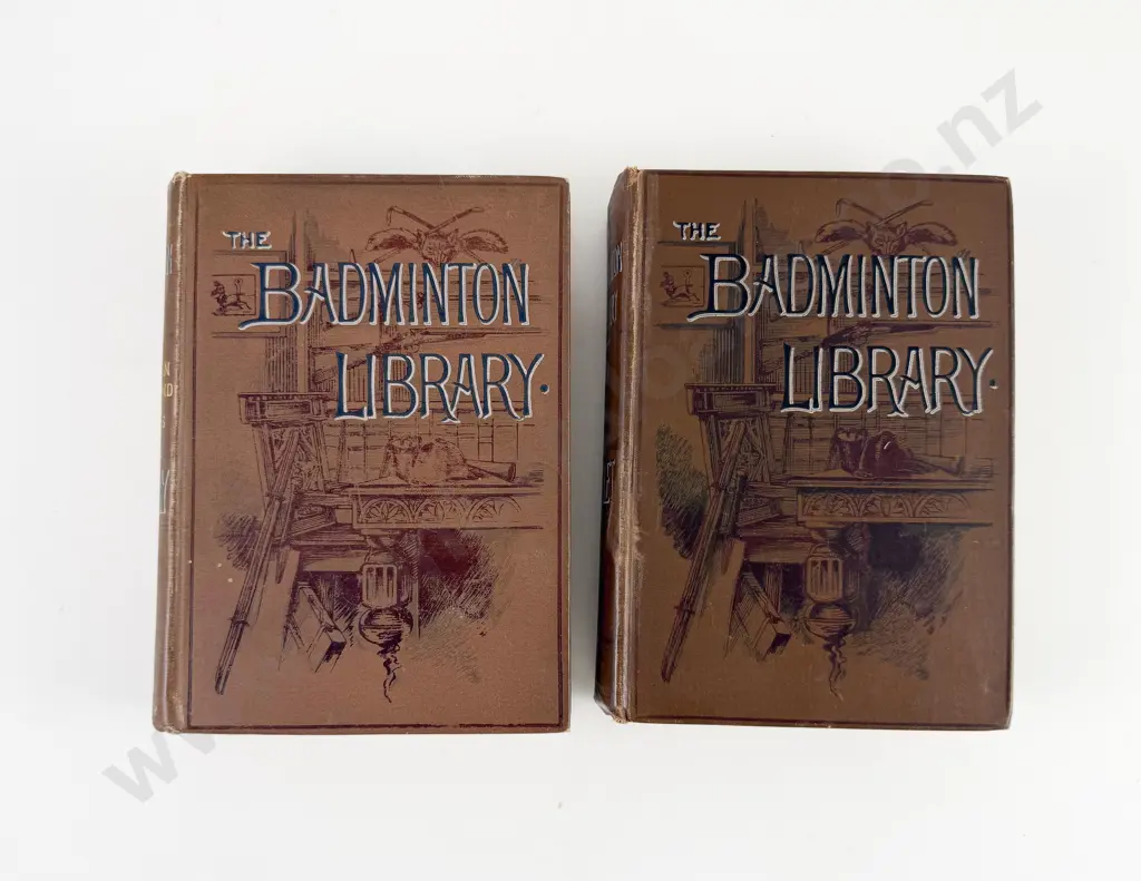 2 Badminton Library Sporting Volumes Image 1++