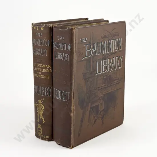 2 Badminton Library Sporting Volumes