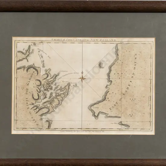 18th Century Chart of Cook's Strait