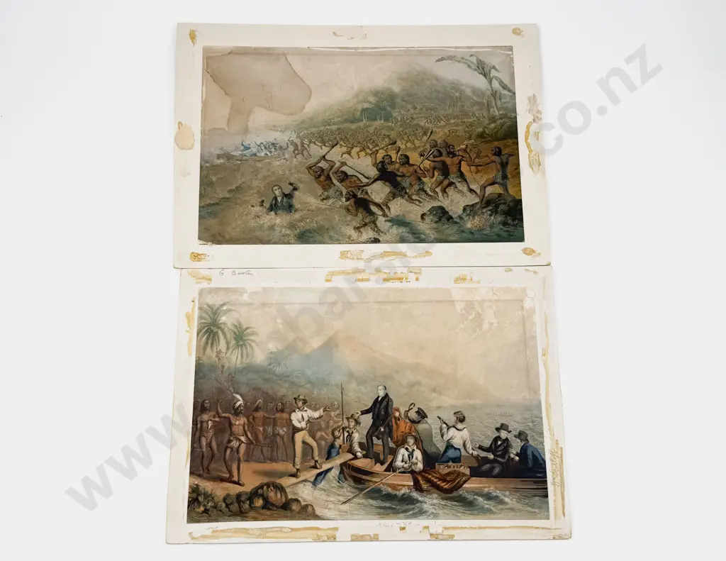 George Baxter - Pair Of 19th Century Baxter Prints Image 1++
