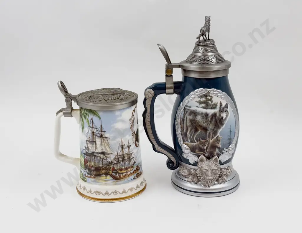 Two Decorative Steins Image 1++