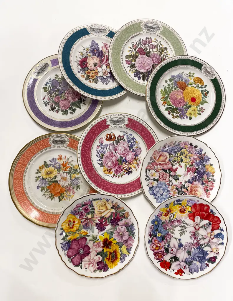 Quantity of Assorted Royal Albert Comm. Plates together with Other Fancy China Plates Image 1++