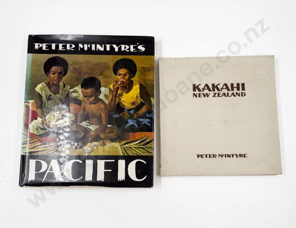 Peter McIntyre "Kakahi New Zealand" & "Pacific" Image 1++