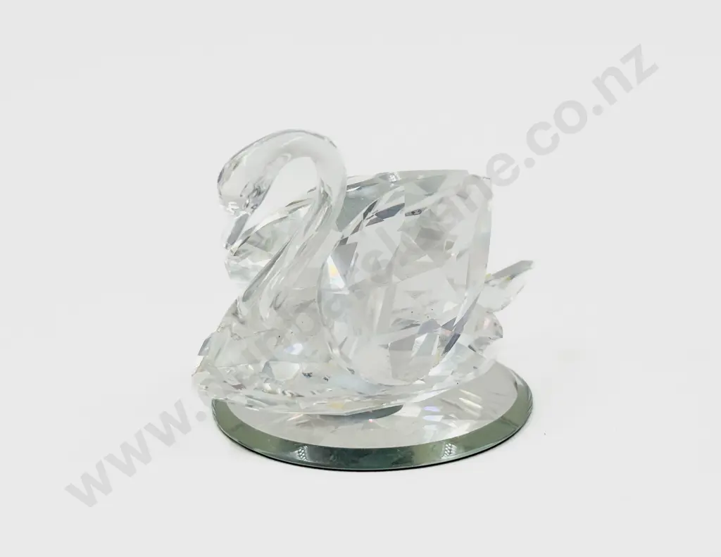 Swarovski Swan on Associate Mirrored Base Image 1++