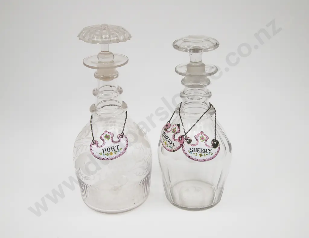 Two Georgian Wine Decanters Image 1++